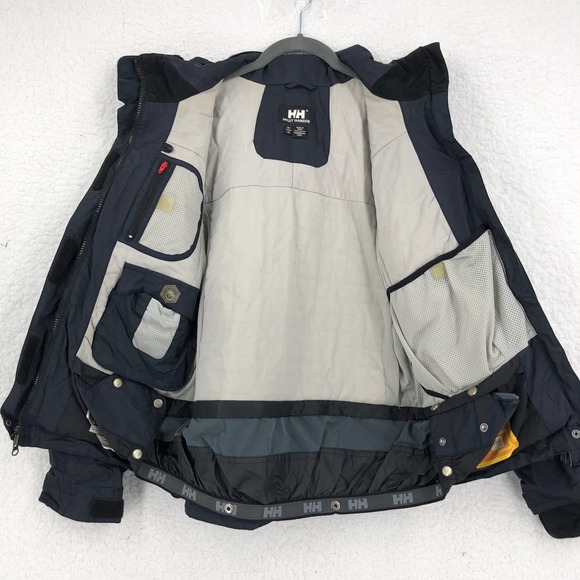Helly Hansen Womens XS Black Snow Ski Jacket Full Zip Lined Insulated Pockets - Picture 3 of 5